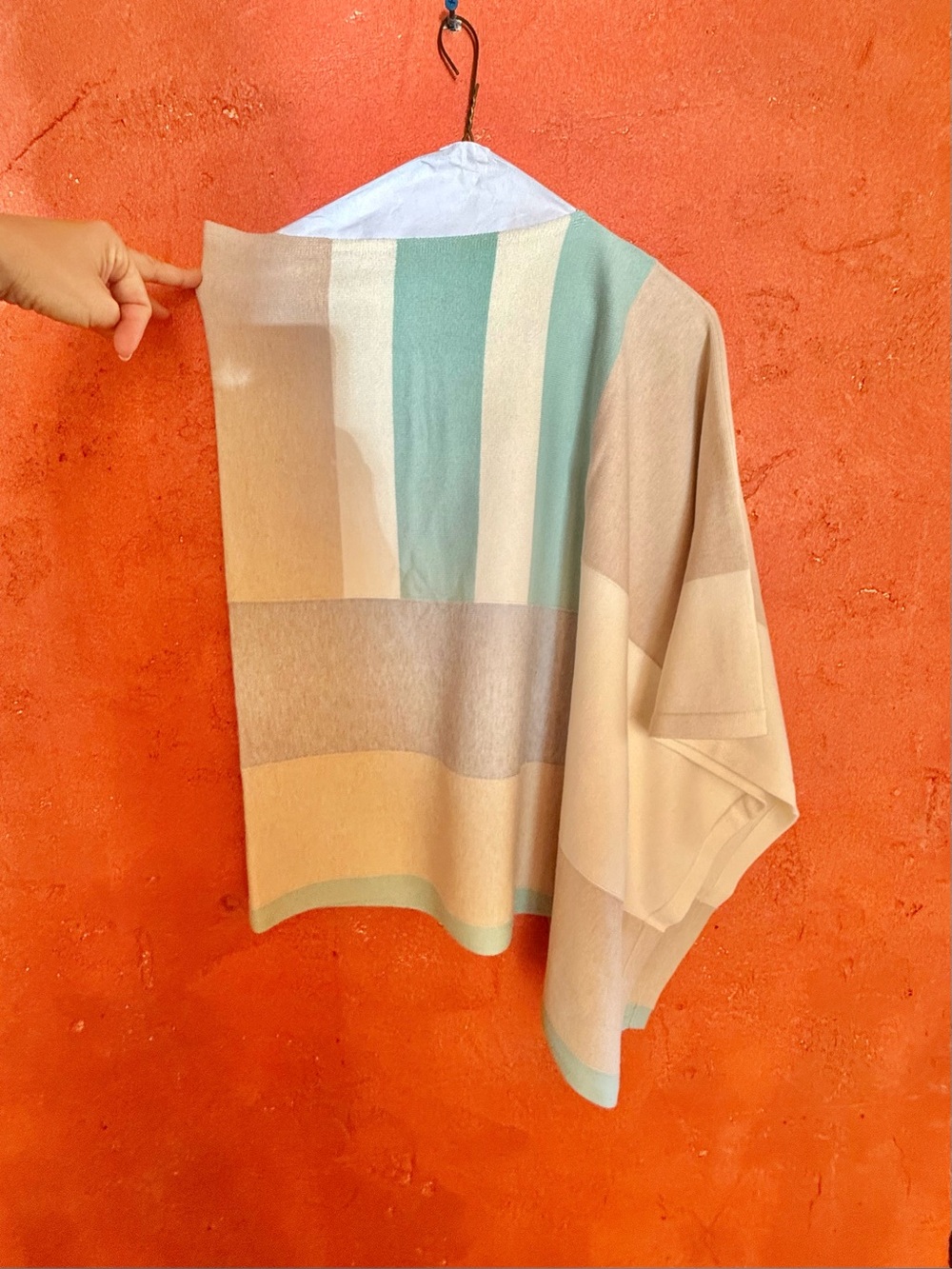 J. McLaughlin Cashmere Blend Pullover Poncho Size OS